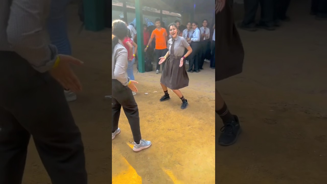 Viral school girl dance video l poster lagawa do bazar mai viral dance video 