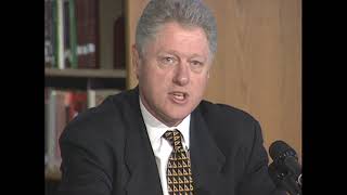 President Clinton at Roundtable Discussion at Springbrook HS (1998)
