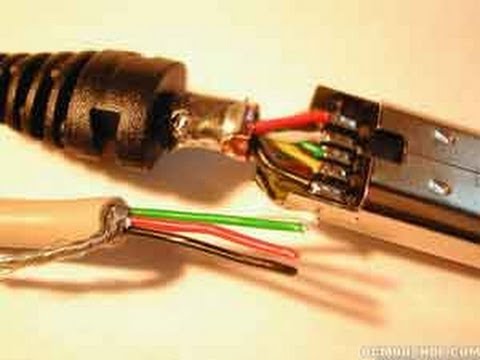 ‫طريقة تحويل كيبل LAN الى كيبل USB‬‎ - YouTube hdmi to av wire diagram 