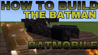 How To Build THE BATMAN Batmobile In Minecraft - Minecraft How To