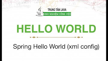 Spring MVC 3 - Thực hành tạo project Spring MVC Hello World - XML Config