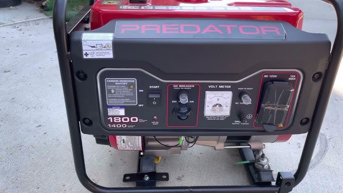 Harbor Freight Predator 1800 Watt Portable Generator, 54% OFF