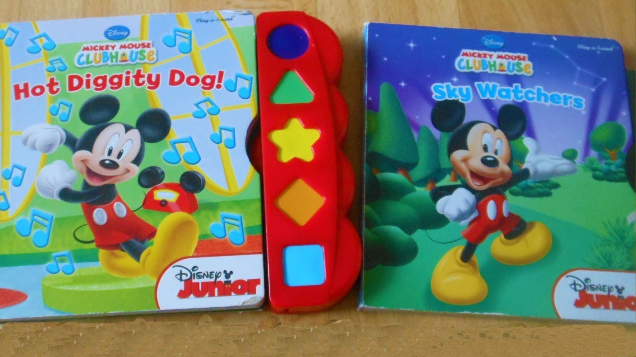 Mickey Mouse Clubhouse Light Up Sound Book Song Disney Junior Music