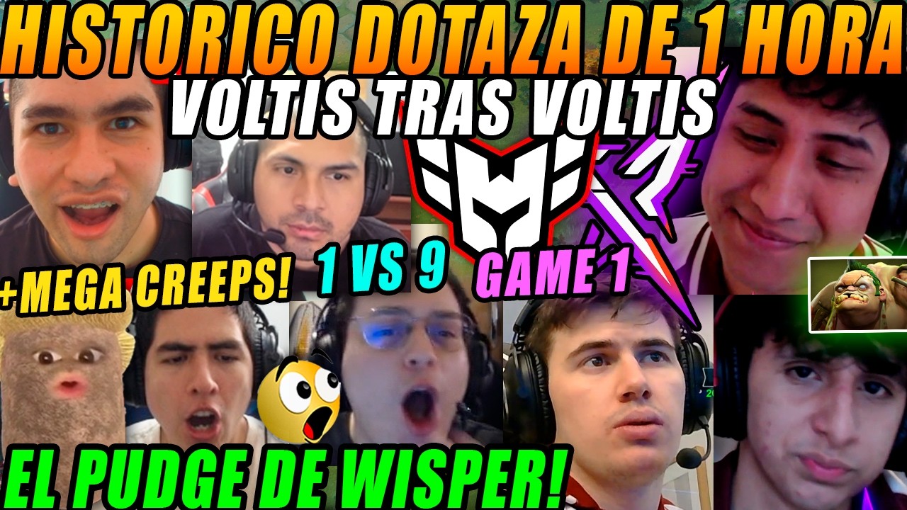 😲HISTORICO DOTAZA DE 1 HORA CON MEGAS! VOLTIS TRAS VOLTIS😲HEROIC vs REKONIX GAME 1 BO3 BLAST Slam VI