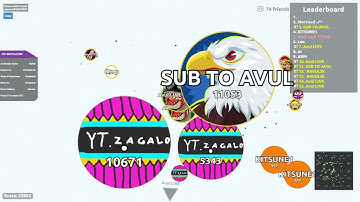 AGAR.IO SERVER TAKEOVER WITH BOTS #622 || OP-BOTS.COM