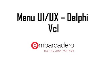 Delphi VCL User Interface Animation Menu