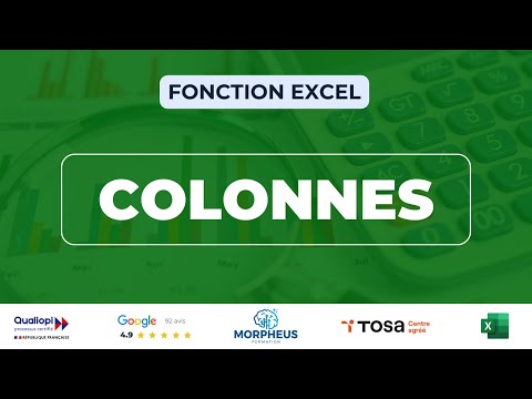 How to use the COLUMNS function in Excel?