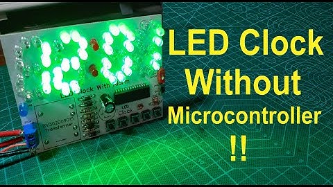 How to Make LED Digital Clock Without any microcontroller