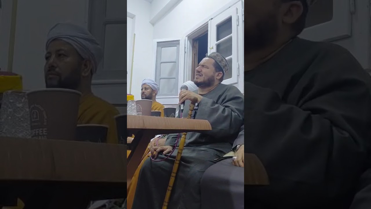 تالق وابداع من الشيخ محمود ابراهيم درويش في اثناء زيارته الى سيدي ابو الحسن الشاذلي