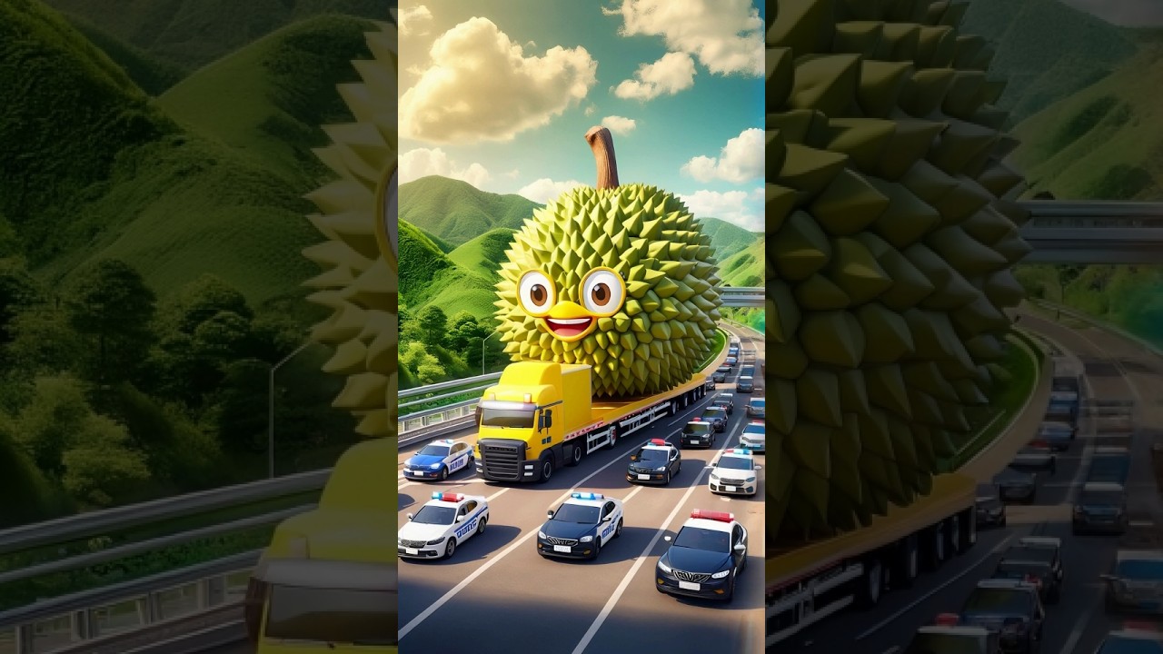 ❤️ Evolution of Cat : Big Durian Fruit | 