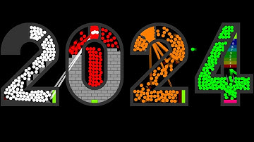 2024 - 16 Legs Eliminations Marble Race ASRM 07 in Algodoo