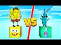 😱 МУЛЬТЯШНАЯ БИТВА на Одном Блоке: Губка Боб VS Планктон ЛакиБлок в Майнкрафт !