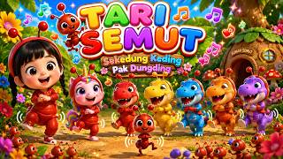🐜 Tari Semut | Sekedung Keding Pak Dungding 🐜 Lagu Anak Viral 2026 | MEMA & Bayi T-Rex | Dino Land