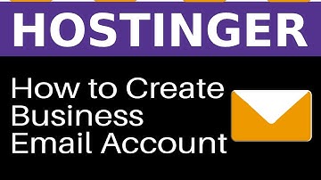 Hoe u een zakelijk e-mailaccount aanmaakt in Hostinger 2025