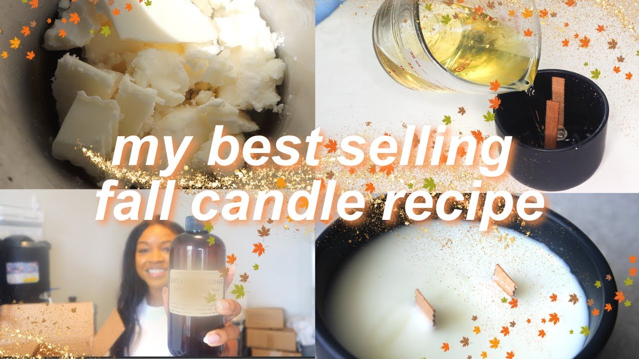 EXPOSING MY BEST SELLING CANDLE RECIPE FOR FALL | STEP BY STEP CANDLE MAKING