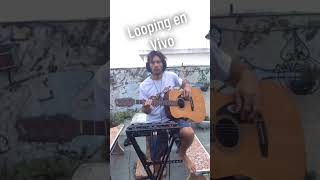 Grabando en vivo al aire libre con #looperpedal #bossrc505 #guitarloop #beatbox #voiceloop #loop