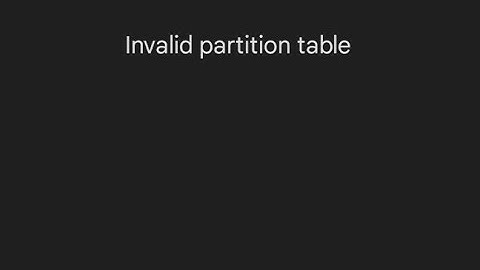 #Dell | invalid partition table error | how to fix invalid partition table error windows 10