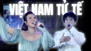 Sáng bừng tinh thần VIỆT NAM TỬ TẾ qua màn song ca của Võ Hạ Trâm và Nguyễn Trần Trung Quân