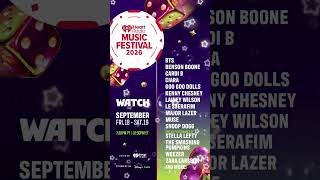 iHeartRadio Music Festival 2026 Lineup Revealed: BTS, Cardi B, The Smashing Pumpkins & More