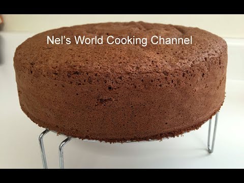 how-to-make-soft-chocolate-sponge-cake---easy-sponge-cake-recipe---chocolate-sponge-cake