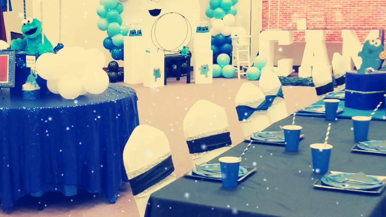 Cookie Monster Baby Shower Youtube