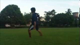 Moon Kick Attempt