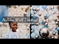 Easy Column Balloon Wall Tutorial | Frozen / Winter Wonderland Theme | How To