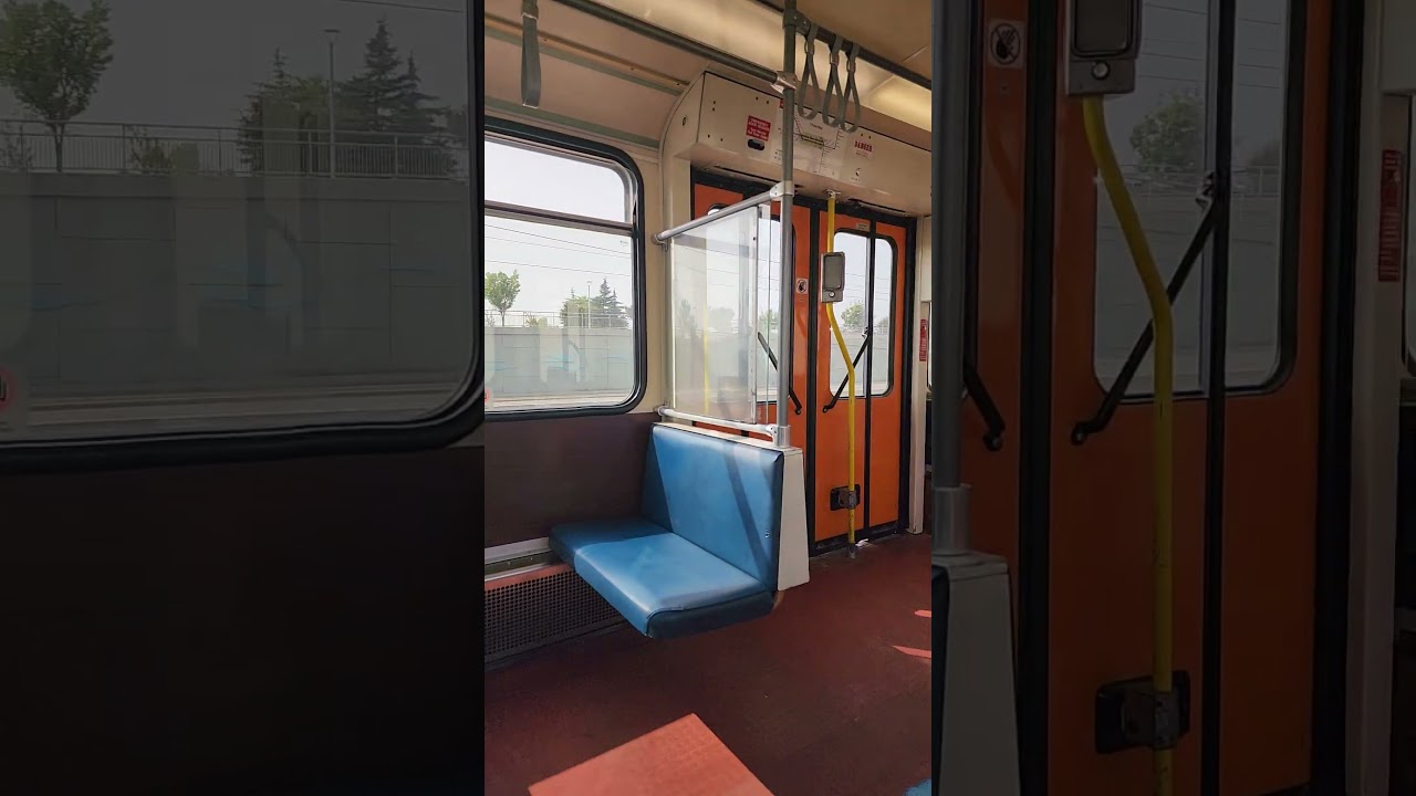 Walking In Calgary | Rare Siemens-Duwag Train Car