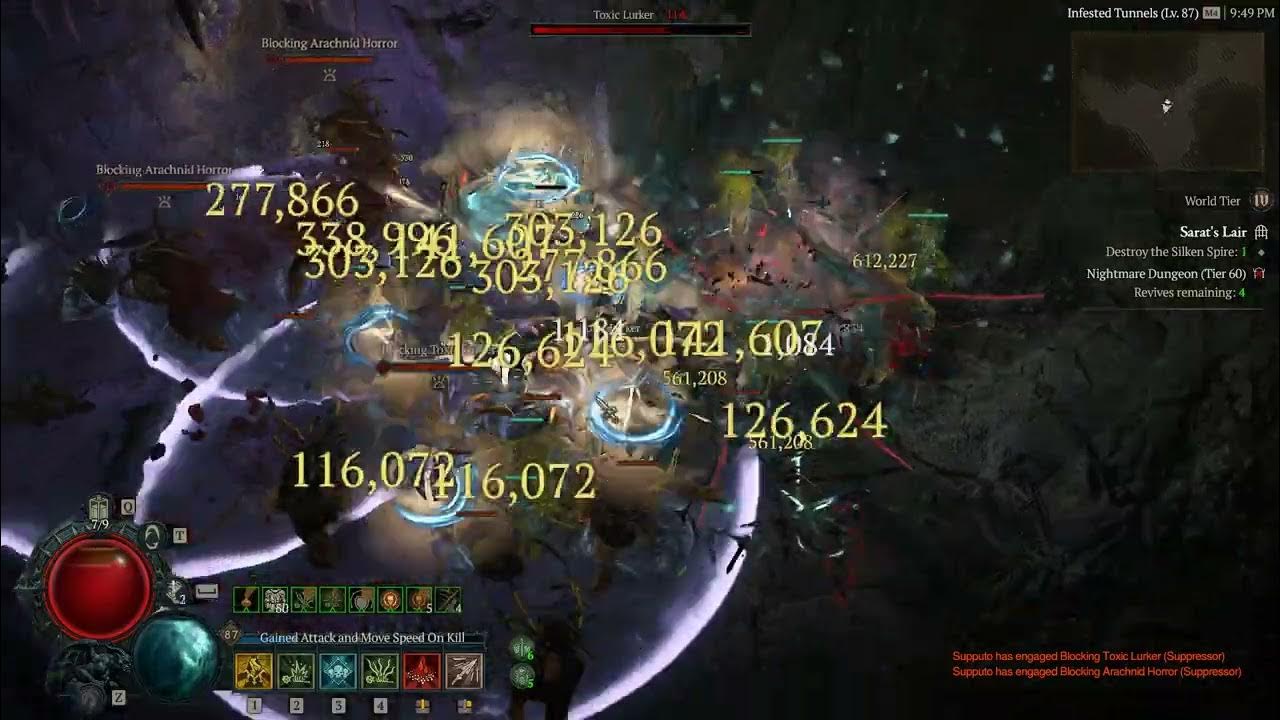Diablo 4 NM dungeon T60 ONLY casting Decrepify YouTube