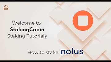 How to Stake $NLS | StakingCabin Step-by-Step Guide