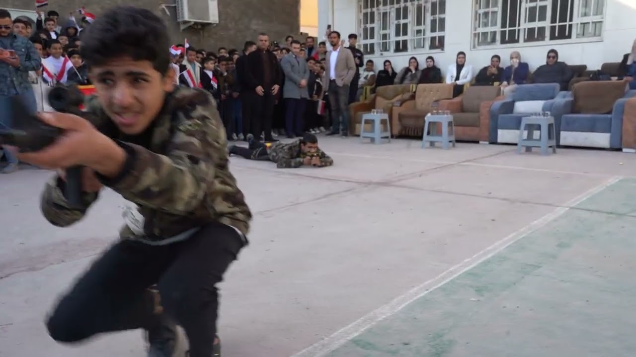 احتفال مدرسة متوسطة المغيرة بن شعبة بعيد الجيش / الرمادي