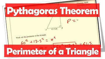 Finding Perimeter using Pythagoras Theorem (video)
