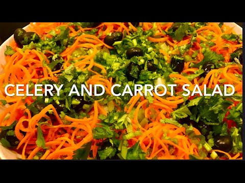 वीडियो: सामन, अजवाइन और गाजर का सलाद