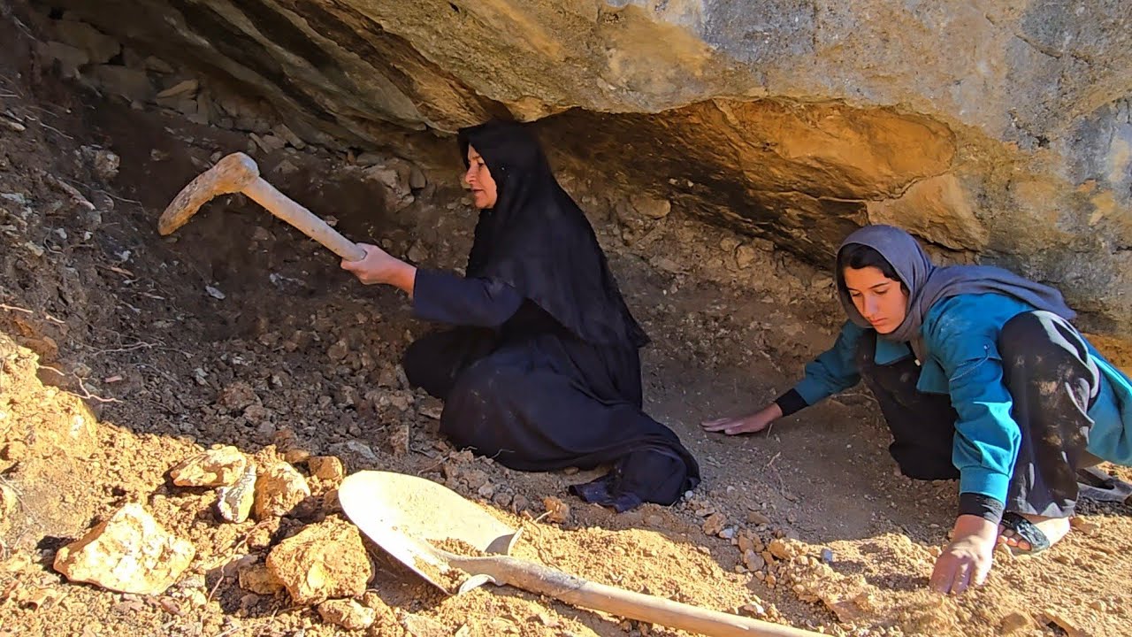 Iranilaisten nomadinaisten kova elämä vuoristoluolissa | Oikea dokumentti 2026🪨