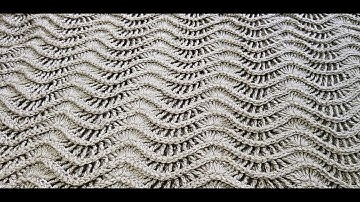 How to Crochet Feather and Fan Stitch