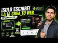 Crea páginas web con IA usando solo prompts | AI Studio de Lead Game