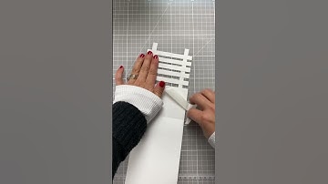 DIY Trellis Split Card Front Design #cardmaking