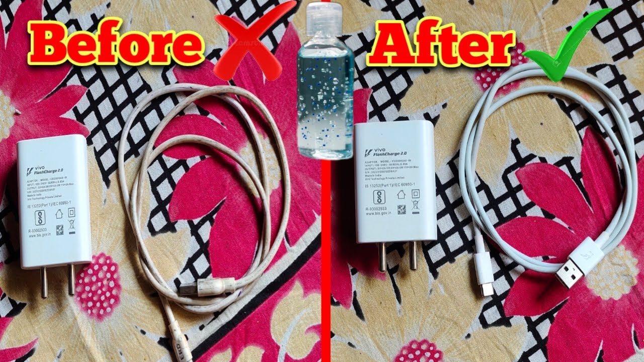 How To Clean Charging USB Cable | Dynamic Kool - YouTube