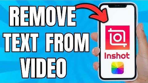 How To Remove Text From Video In Inshot (Best Method)