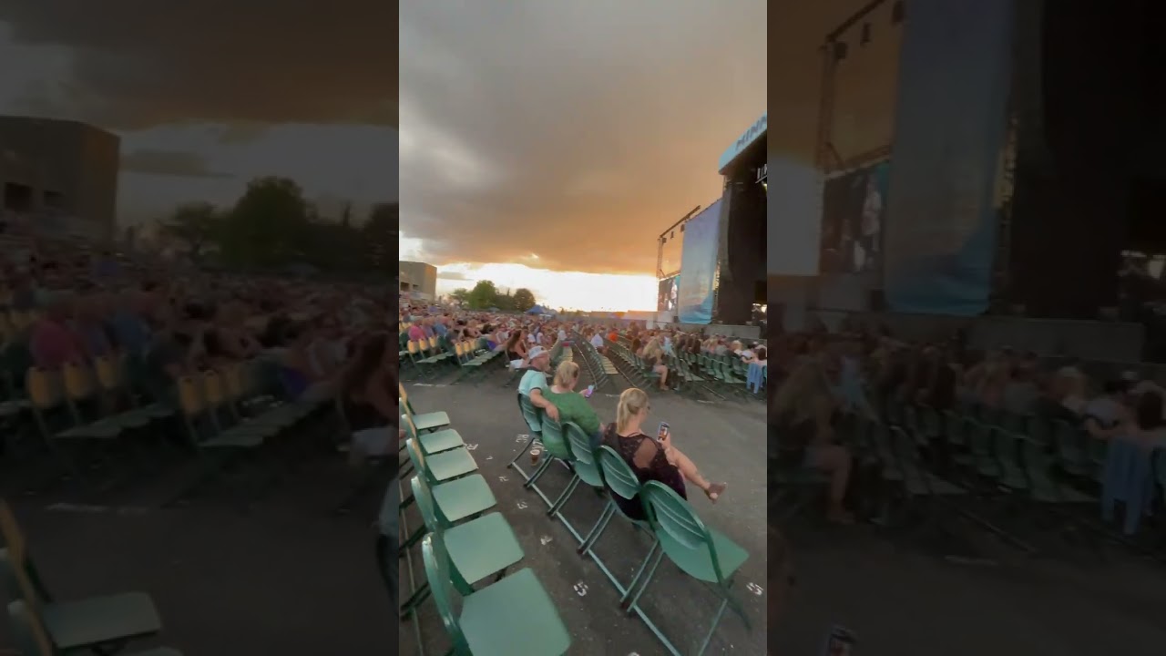 4K Sunset View From The Ground Floor At The Minnesota State Fair Grandstand 2022!