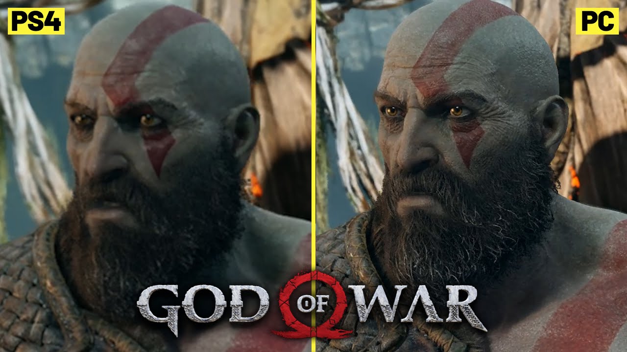 GOD OF WAR PC vs PS4  Comparativa + Gameplay 4K Ultra Settings
