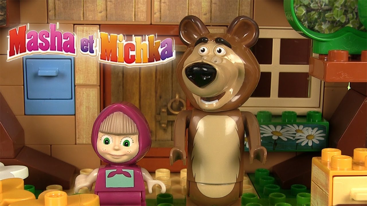 Masha et Michka Jeu de construction Маша и Медведь Building Blocks