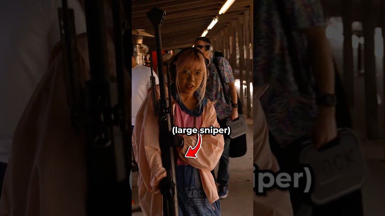 What's scarier than Michael with a shotgun? Lily with a sniper 😨