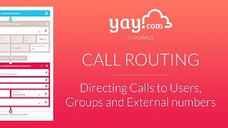 Yay.com Tutorials - Directing Calls To Users, Groups External