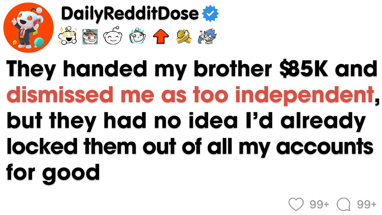 My parents gave my brother $85K for a house and claimed I was “too independent,” never realizing...