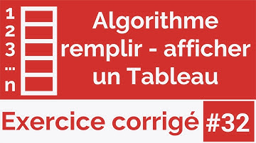 Exercice corrigé #32 : Déclare, Remplir et afficher un tableau (Darija)