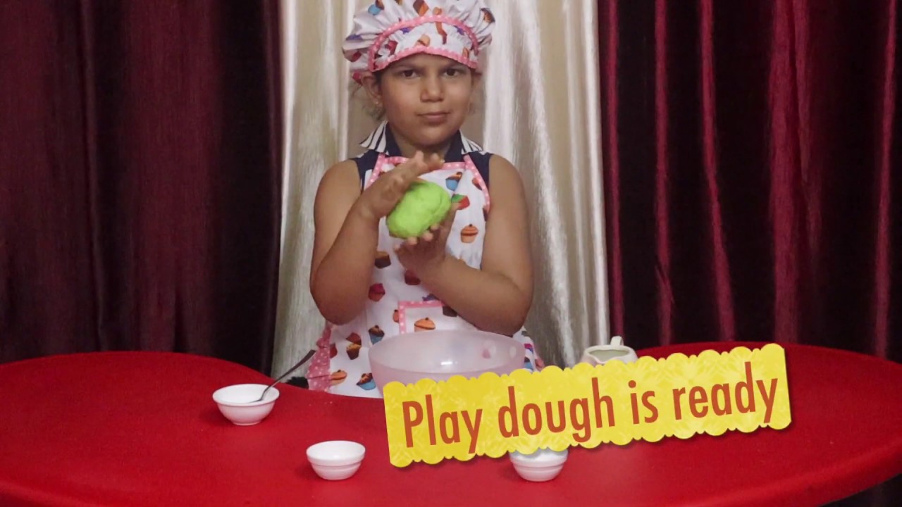 Montessori activity for kids Play Dough. How to Make PlayDough at home