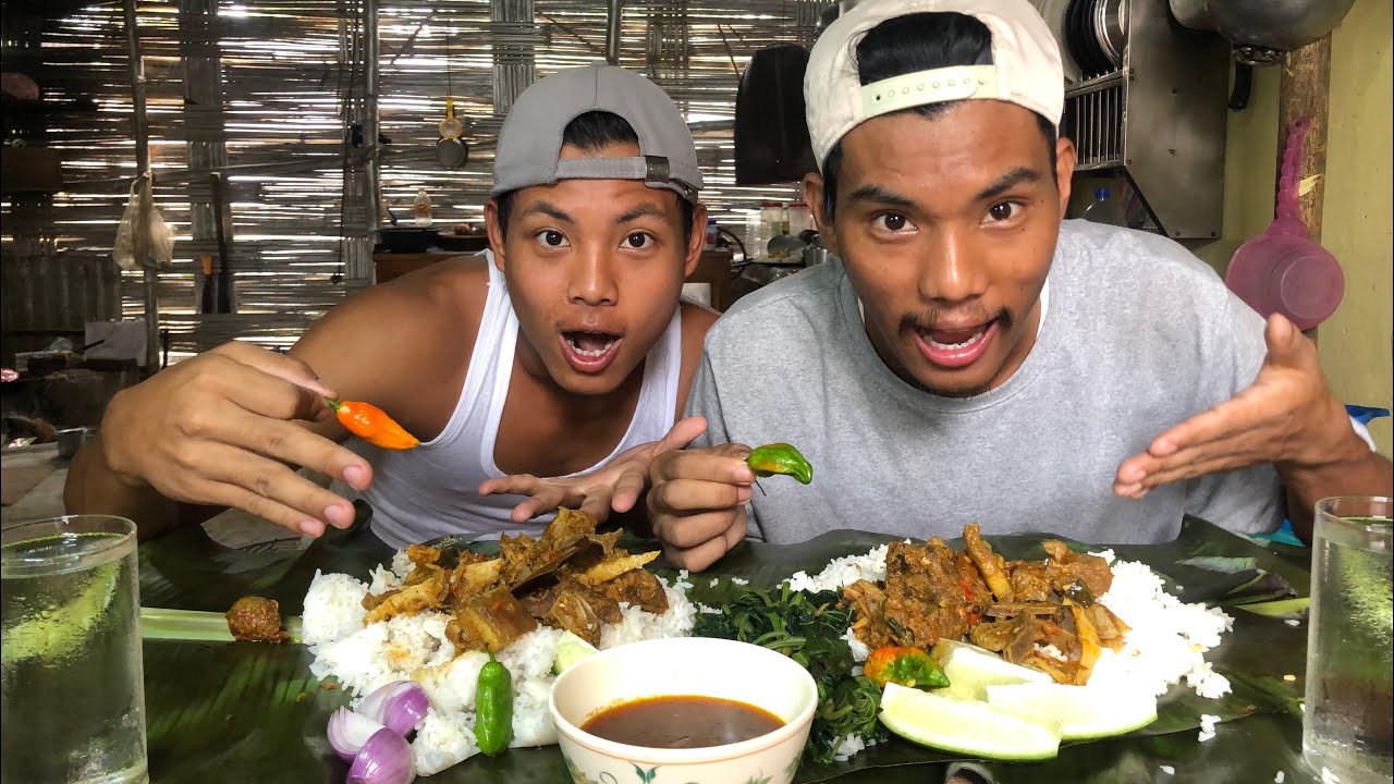 Spicy Pork Challenge With Brother 🌶️| Arunachal Pradesh 🇮🇳