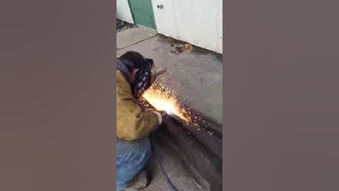 Plasma arc gouging process at Railworks