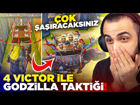 OYUNA GODZİLLA İLE BAŞLAMAK!! 😮 4 VICTOR İLE BİLİNMEYEN GİZLİ TAKTİK! | PUBG MOBILE